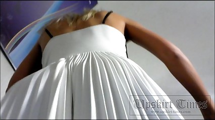 hot blondy upskirt